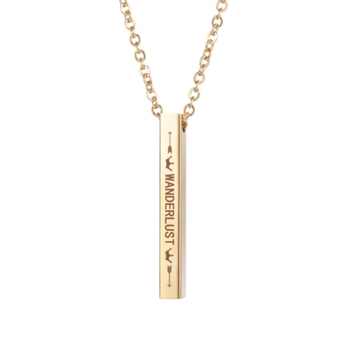 Quote Ketting 'Wanderlust'